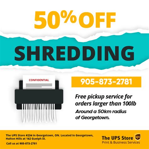 The UPS Store works with Iron Mountain to help make paper shredding and document destruction easy. . Ups store shredding cost